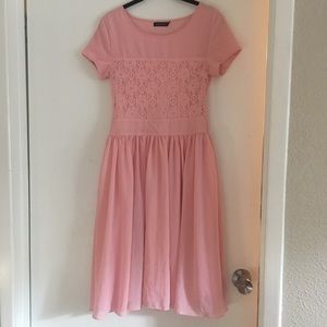 Pink Lace Dress